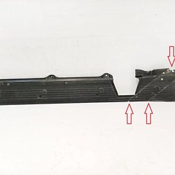 Захист порога передній правий з пошкодженням Mercedes EQS A2976808404