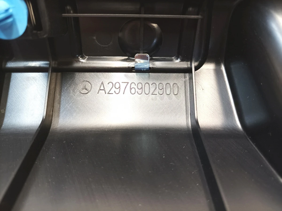 Mercedes EQS luggage compartment rear panel trim A2976902900
