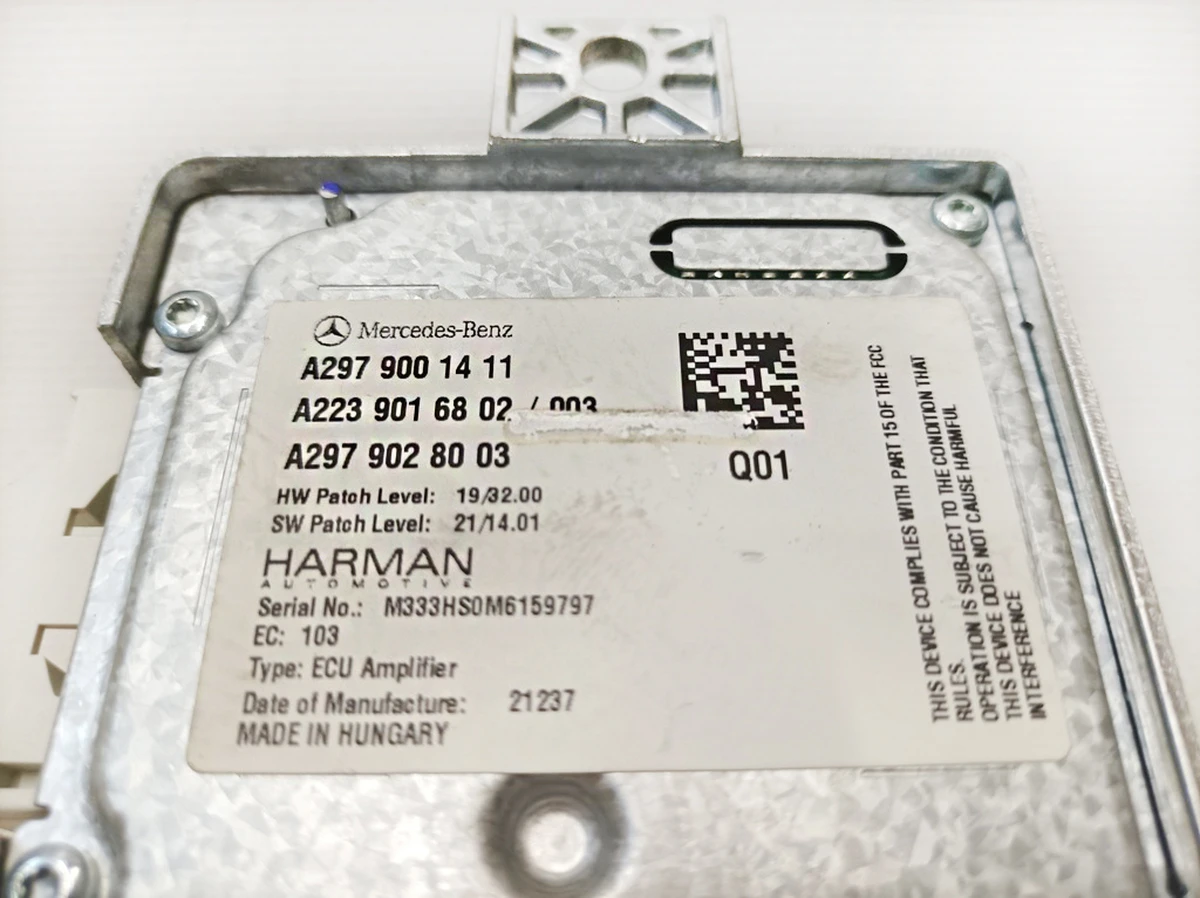 Усилитель акустической системы HARMAN Mercedes EQS A2979001411