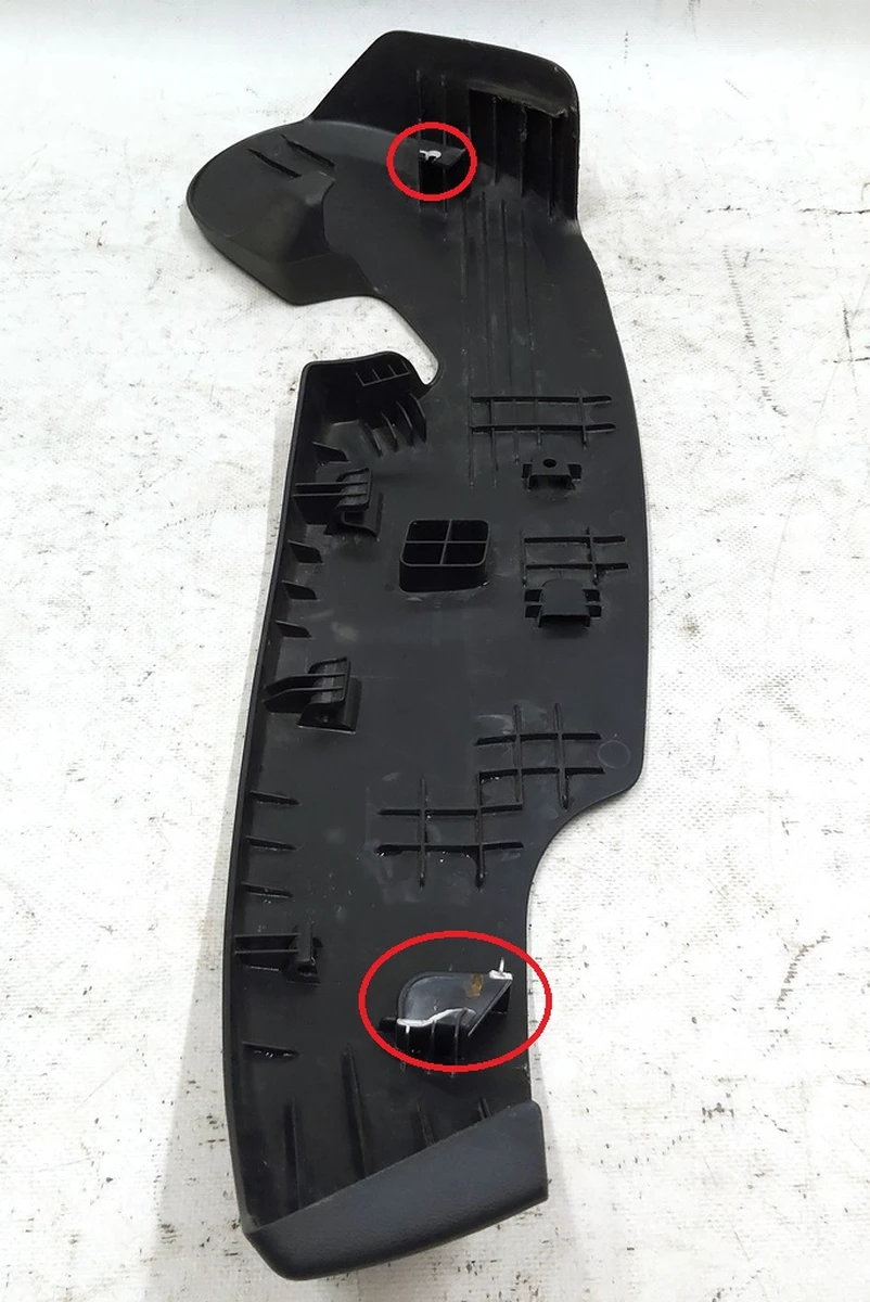 2 Накладка декоративна водія сидіння нижня права з пошкодженням Tesla model S, model S REST 1013076-00-A