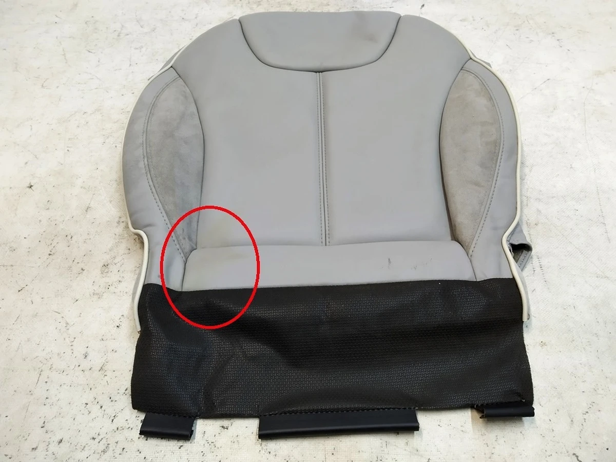 4 Driver seat trim bottom PERFORMANCE GRAY Tesla model S 1013399-04-A