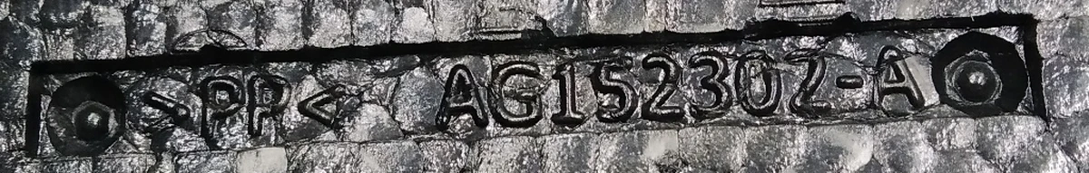 2 Пенный наполнитель подголовника водительского/пассажирского сиденья (передняя часть) NEXT GEN (GEN 1,2) Tesla model S, model S REST 1058006-02-B