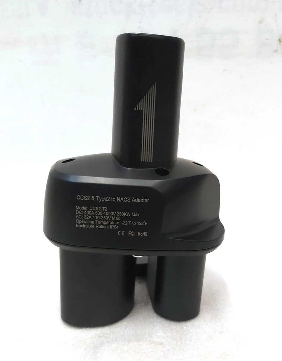 Адаптер зарядки универсальный CYBERTRUK (2 в 1) AC-50A DC 250kW 1000V 400A CCS2 59mm Tesla all models CCS2 AC DC