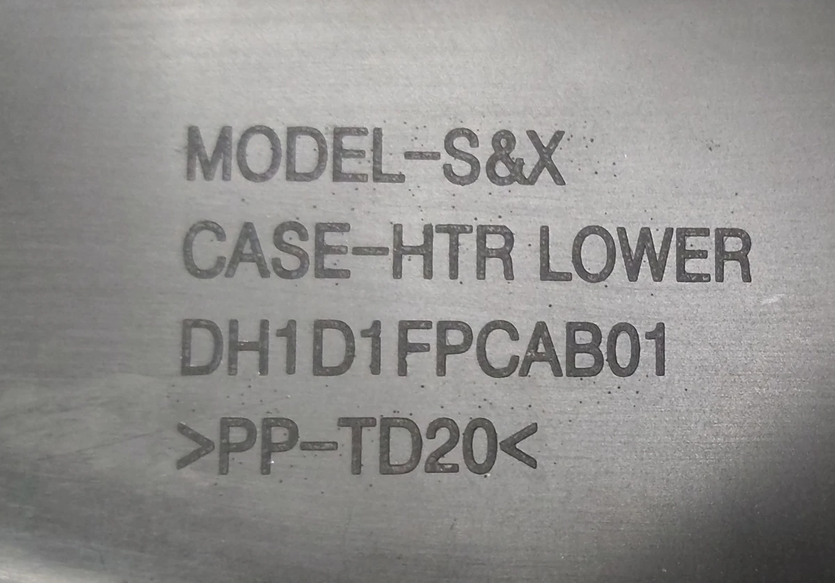 Корпус печки салона в нижний со сливным отверствием Tesla model S REST model X DH1D1FPCAB01