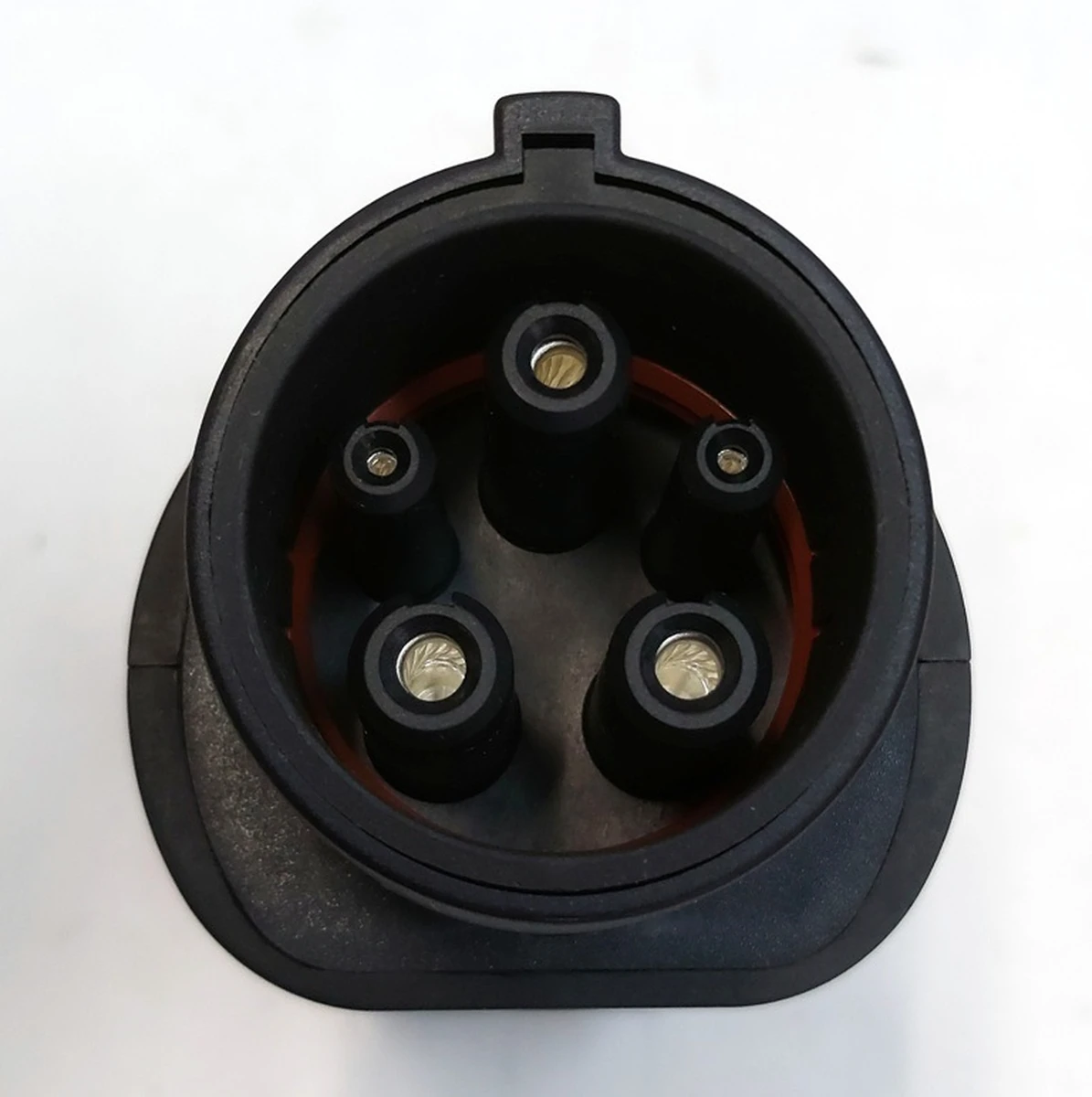 Адаптер-перехідник зарядки HiSmart Type2 IEC 62 196 To Type1 J1772 Converter 16A 32A  Tesla all models EV200481