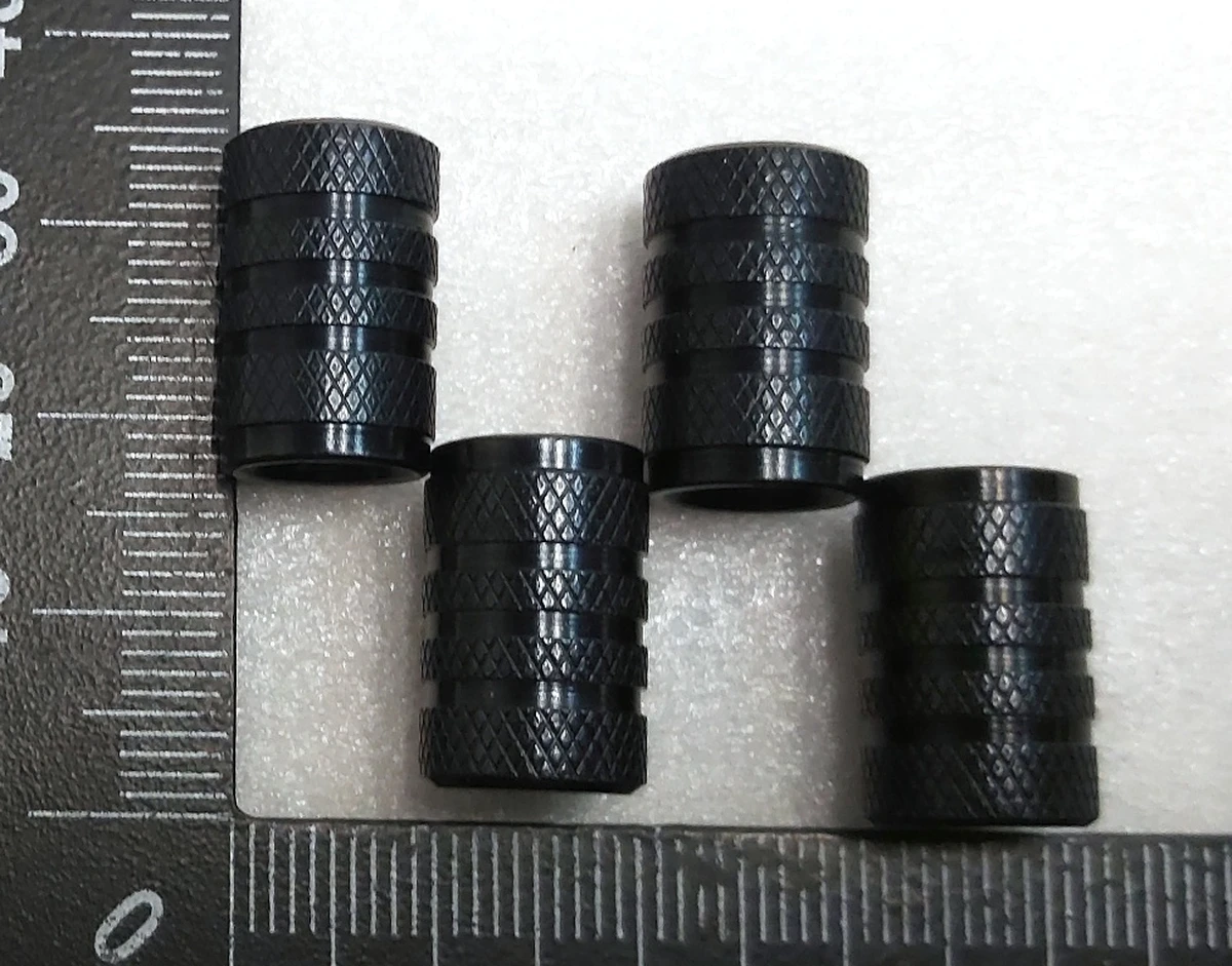 4 Комплект ковпачків (4 штуки) датчика TPMS GDF22 STYLE2 BLACK Tesla all models 1034602 1074812 1490750