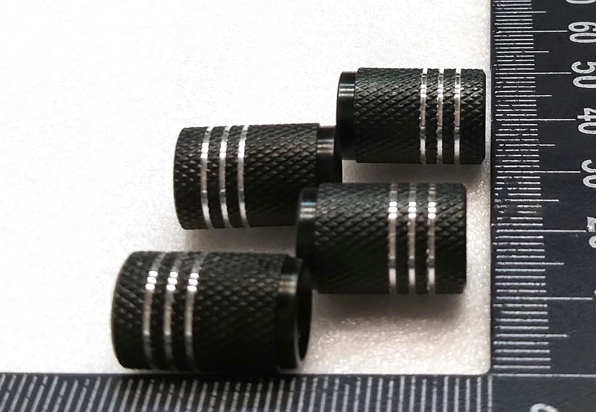 4 Комплект ковпачків (4 штуки) датчика TPMS GDF22 STYLE3 BLACK Tesla all models 1034602 1074812 1490750