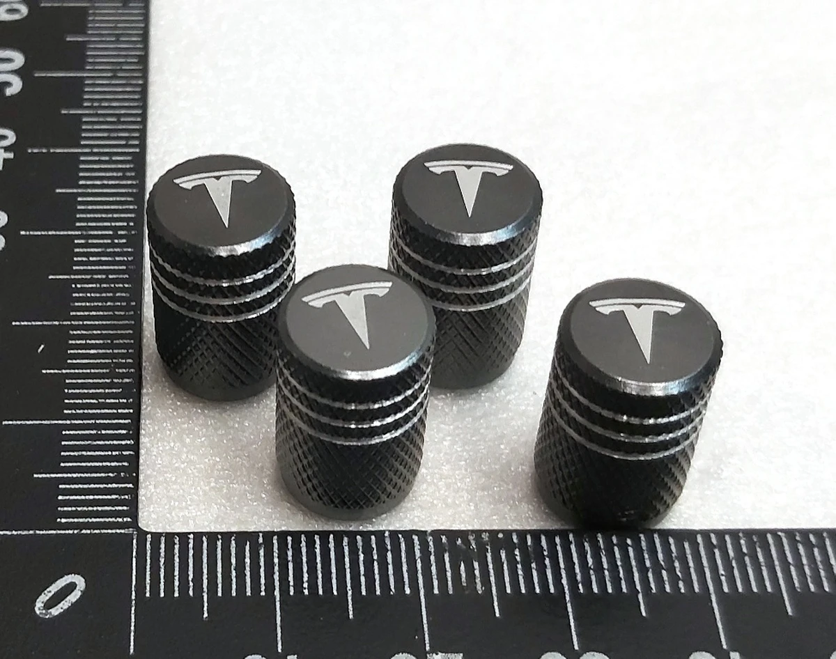 4 Комплект ковпачків (4 штуки) датчика TPMS GDF22 STYLE3 GRAY Tesla all models 1034602 1074812 1490750