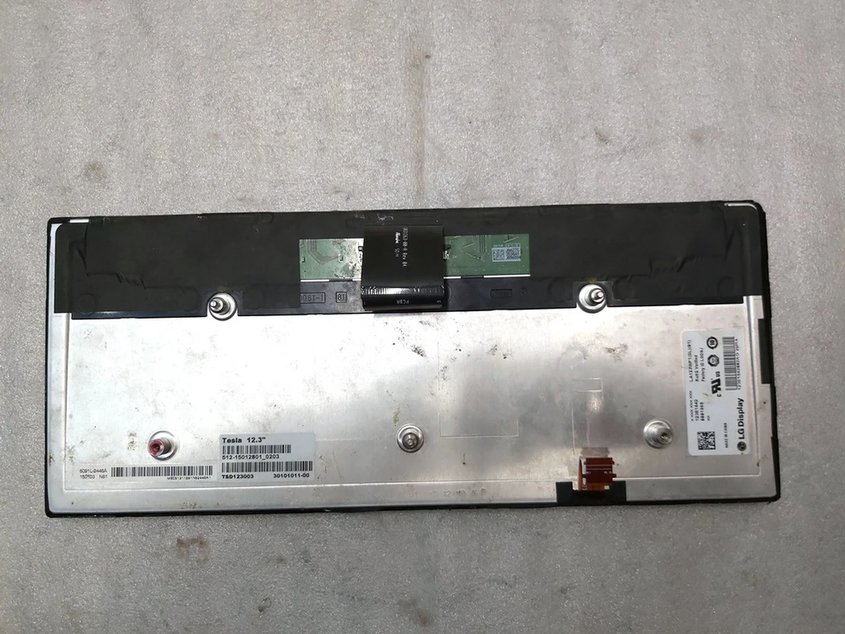 1 Дисплей допоміжного монітора з підтіканням екрана Tesla model S, model REST, model X 1004788-00