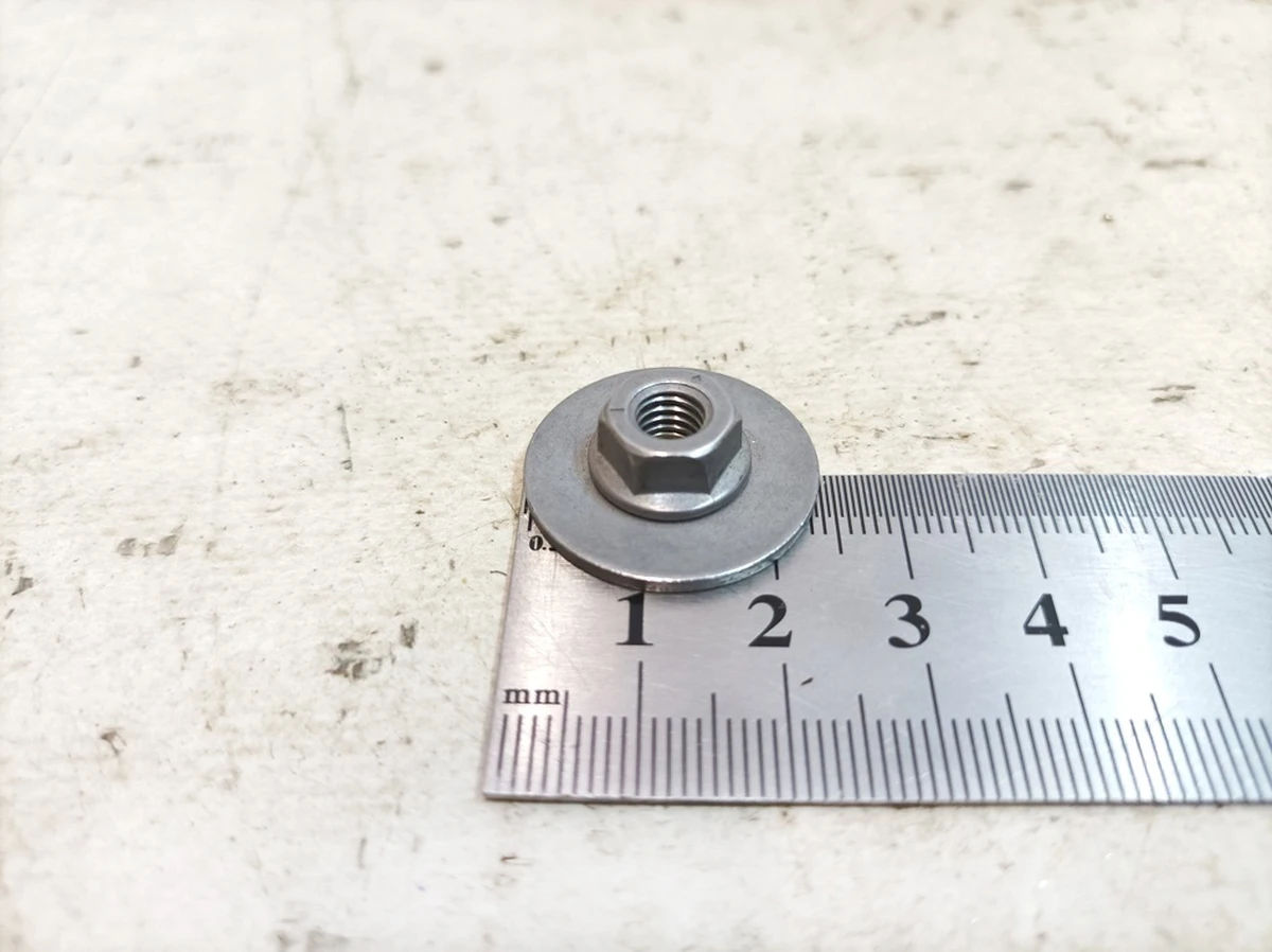 Hex nut with washer M6 Porsche Taycan PAF108333