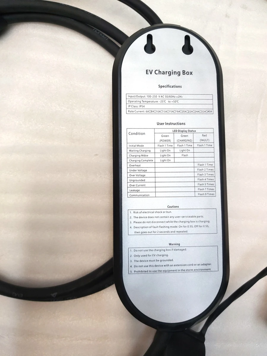 1 UNIVERSAL MOBILE CONNECTOR, GUWIEYG TYPE1 8A-16A 110V-240V 3,5 kW 3,5 м Tesla all models UMC GUWIEYG AE