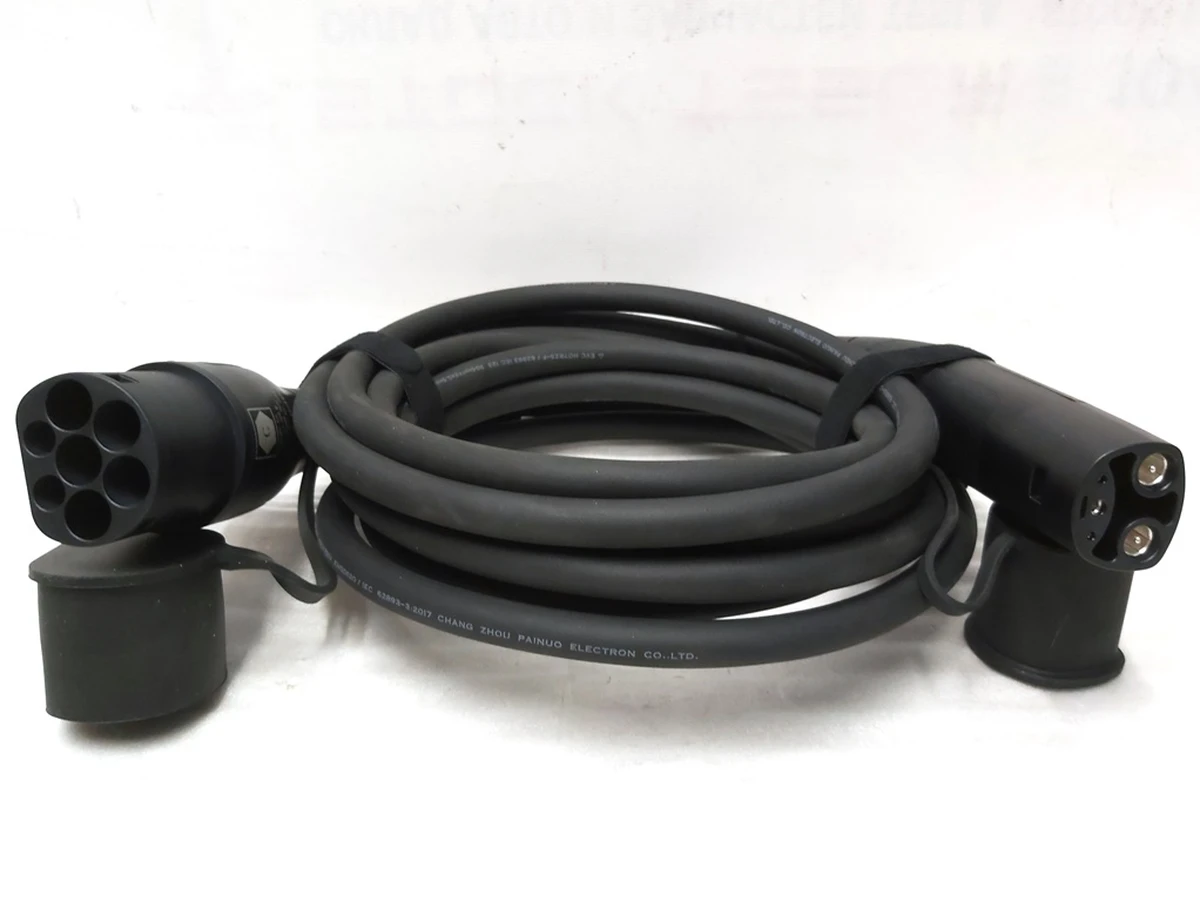 1 Кабель-удлиннитель зарядного устройства универсальный EV Type2 4U 1фаза 32A 7kW 5m Type2 Tesla all models EV charger4U