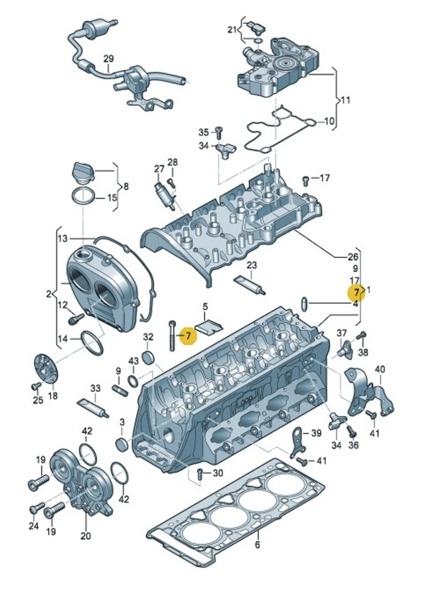 Винт с цилиндрической головкой с внутренним многогранником М10Х115Х85 Audi Q7 WHT009271