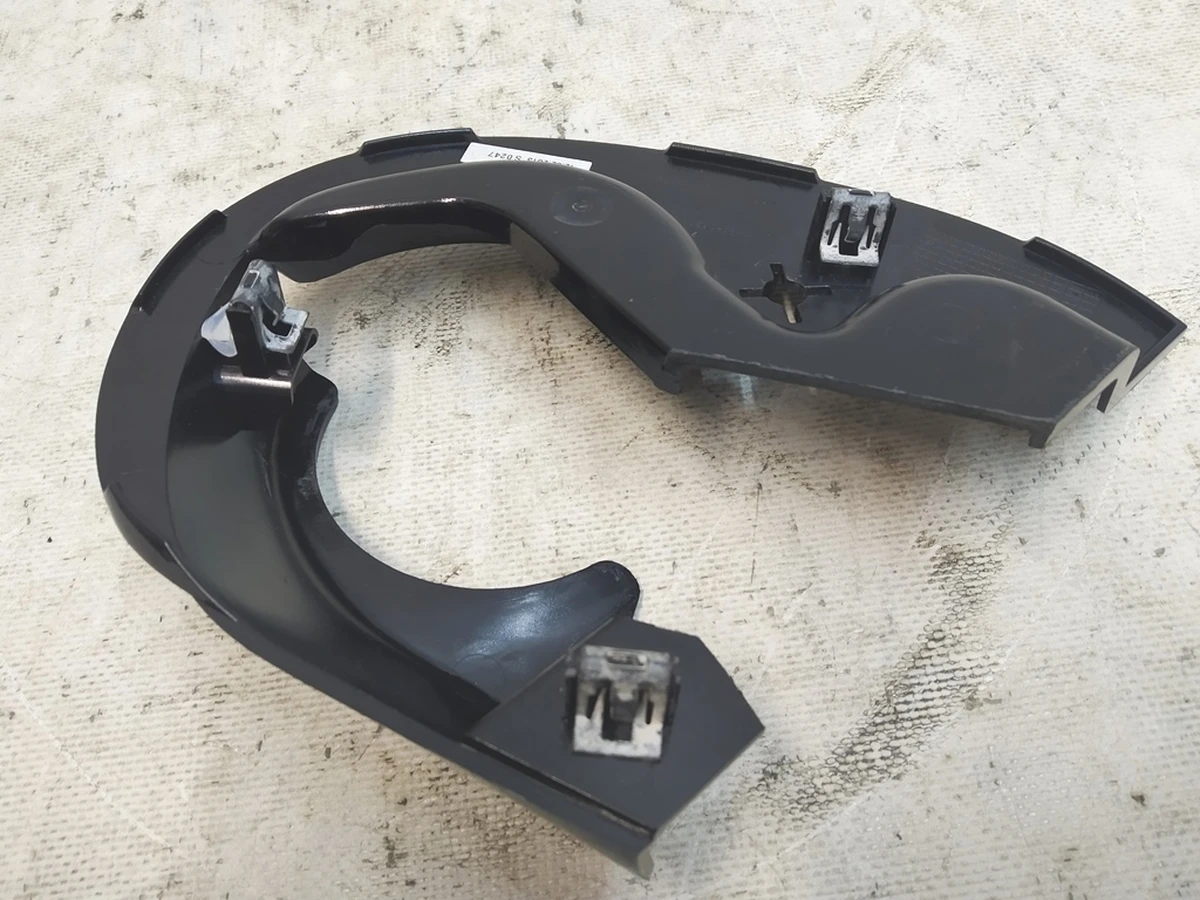 5 1ST ROW LEFT HAND seat recline cover outer - HI GLOSS AG151887-X4 Tesla Model S REST, Model X 1066590-00-B