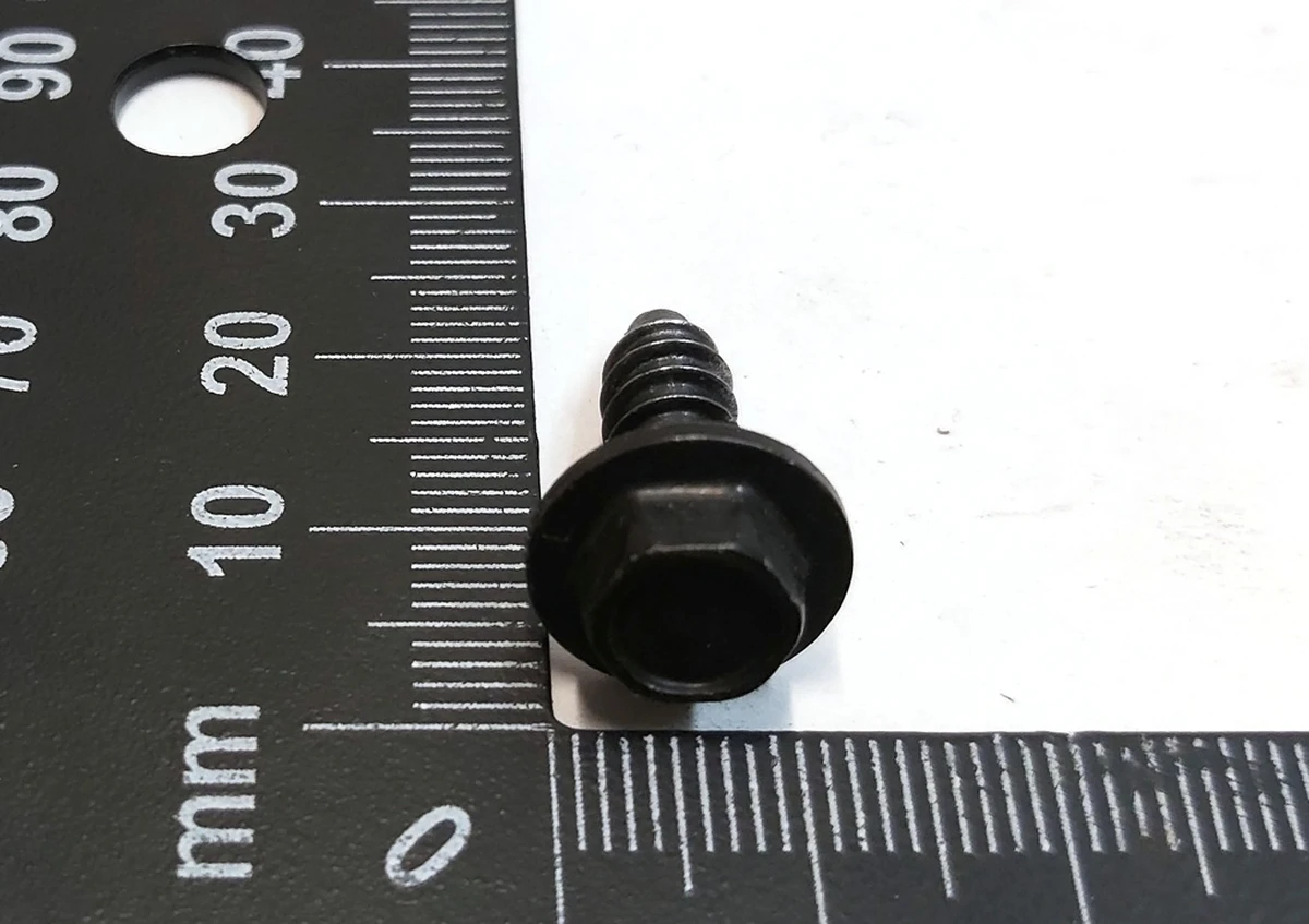 15 Гвинт TPG,HEX,M6x16[St]-07 BLACK Tesla Model 3, Model Y 1456968-00-A